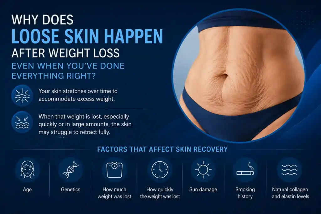 Why Does Loose Skin Happen After Weight Loss Even When You’ve Done Everything Right Melksham?