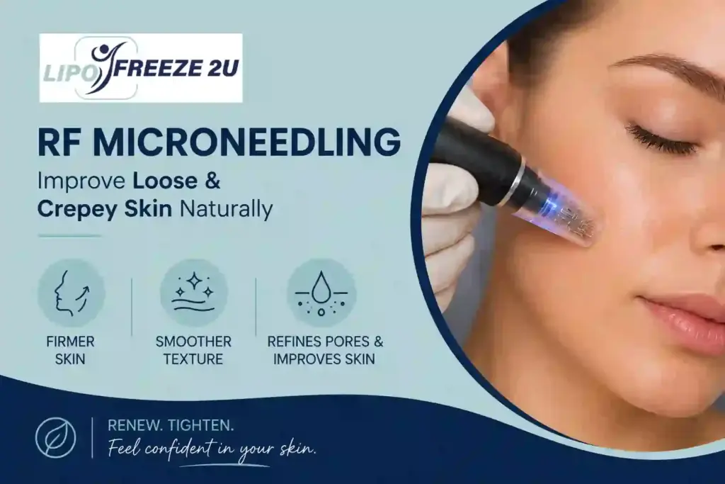 Can RF Microneedling Help Improve Loose and Crepey Skin Melksham?
